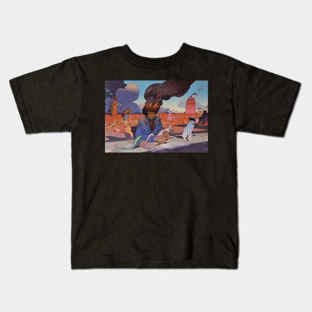 Moebius - Jean Giraud Kids T-Shirt by QualityArtFirst